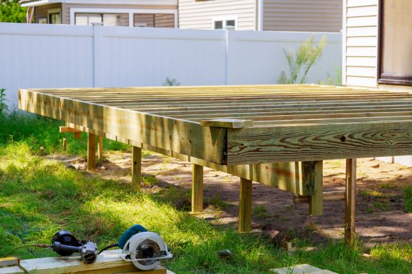 Elevated Deck Installation in Spokane