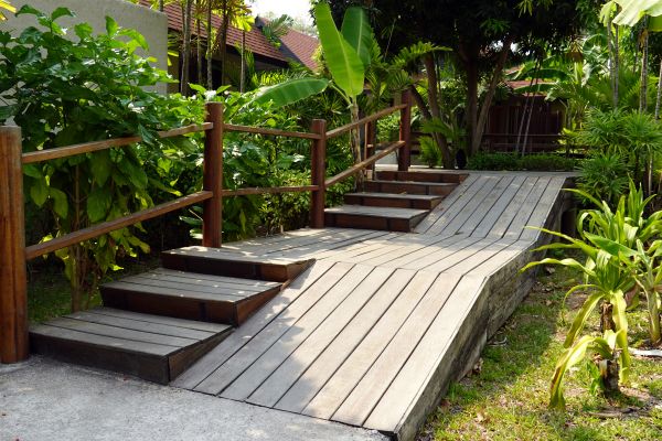 Wood Ramp Installation in Spokane