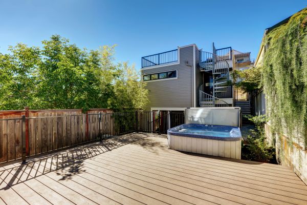 Hot Tub Deck Installation in Spokane
