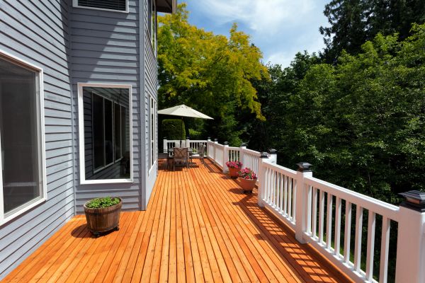 Cedar Deck Construction in Spokane
