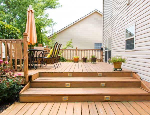 Wooden Patio Installation in Spokane